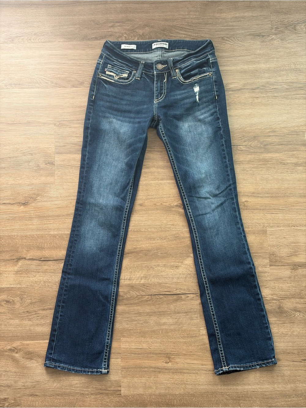 Vigoss Y2K Low Rise Slim Bootcut Jeans Size 2